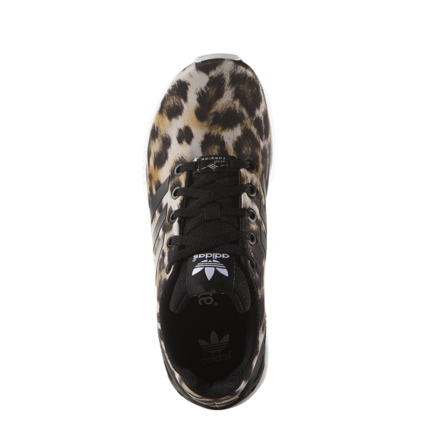 Violín Volver a llamar amortiguar Adidas Originals ZX Flux K "Leopard" (multicolor/blanco)