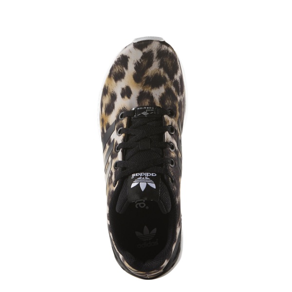 Reactor Pies suaves Diez años Adidas Originals ZX Flux K "Leopard" (multicolor/blanco)