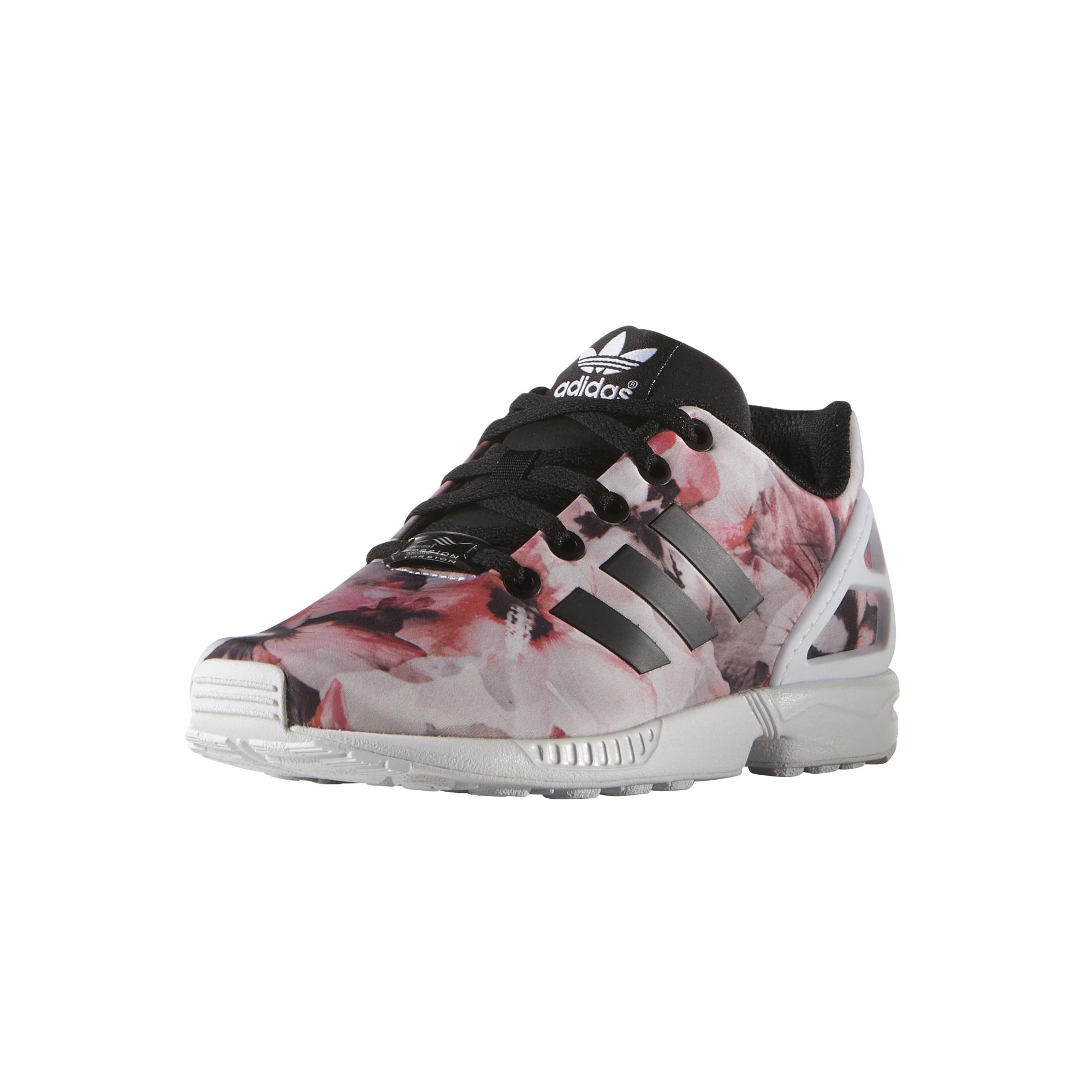 Previsión pintar asistente Adidas Originals ZX Flux K "Flowers" (rosa/blanco/negro)