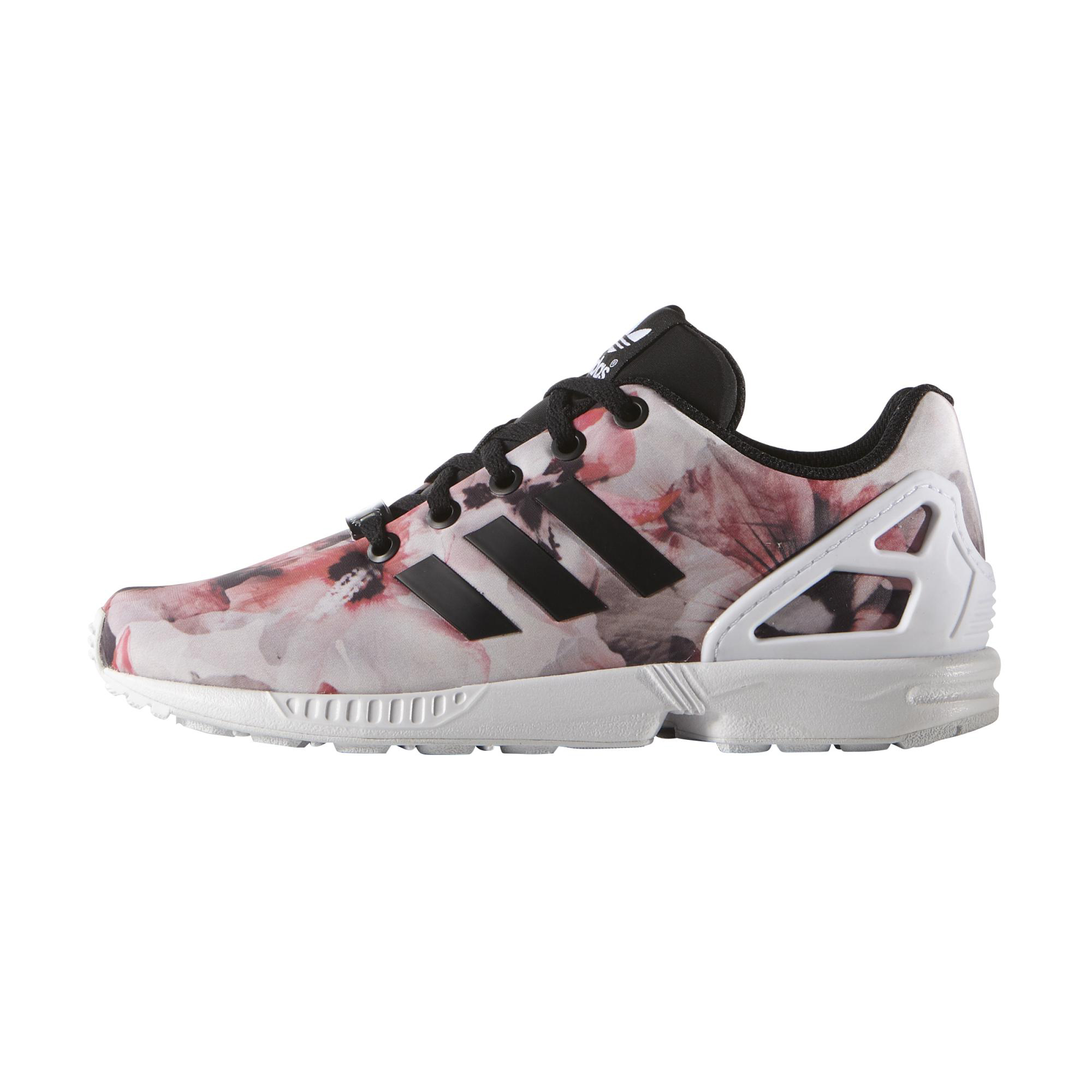 Previsión pintar asistente Adidas Originals ZX Flux K "Flowers" (rosa/blanco/negro)