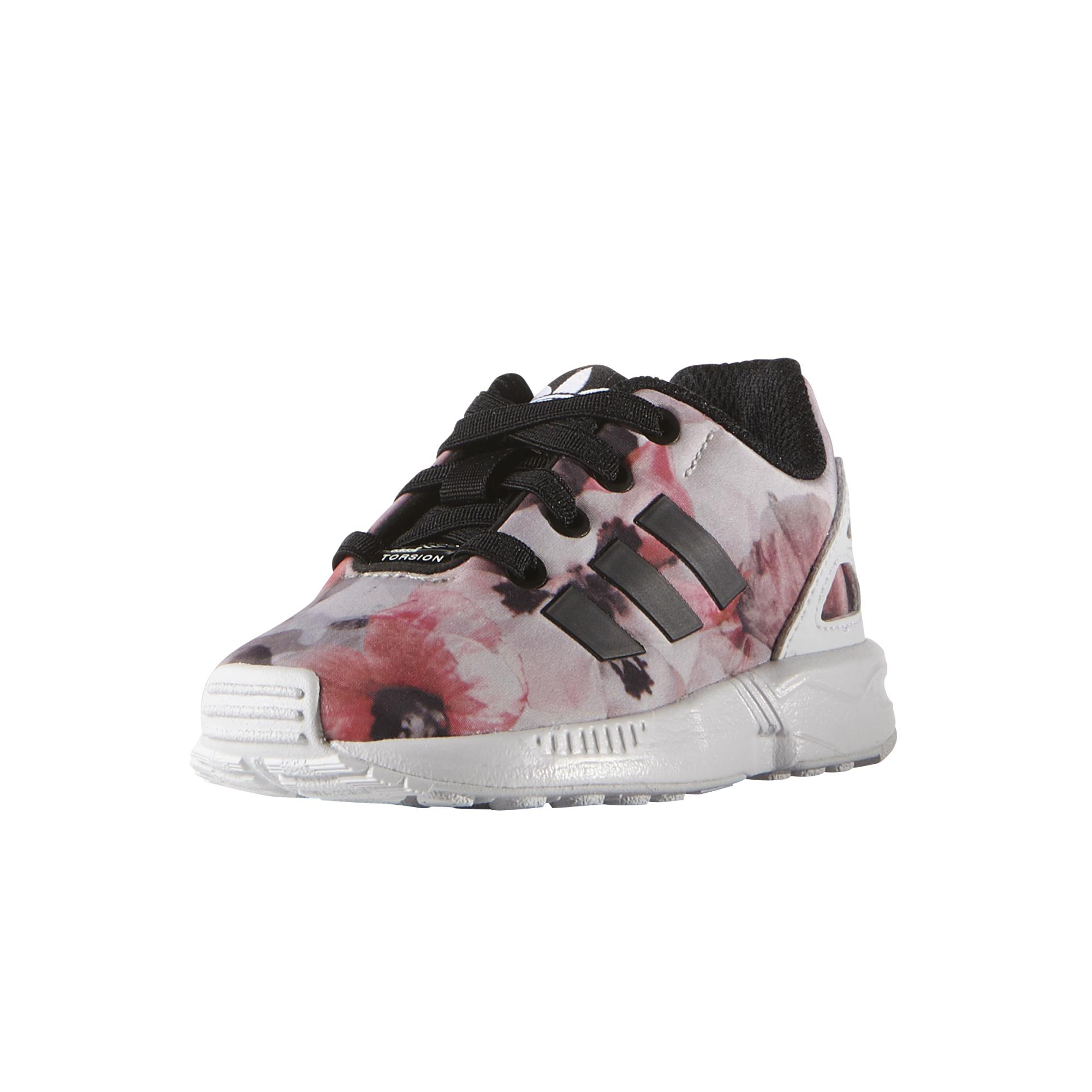 Originals ZX Flux I "Little Flowers" (rosa/blanco/negr