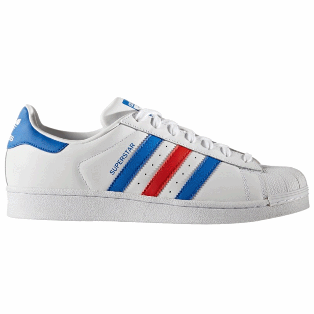 Superstar foundation white blue red hotsell