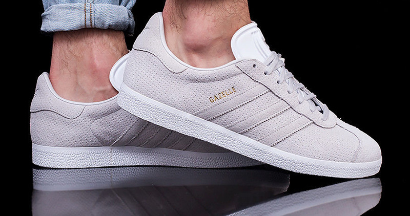 Maldición Amoroso mezcla Adidas Originals Gazelle (Grey One/Grey One/Gold Metalic)