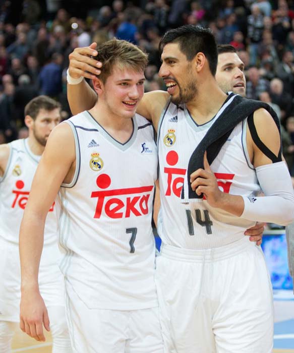 Camiseta Luka Doncic 7 Real Madrid Basket 2015 2016