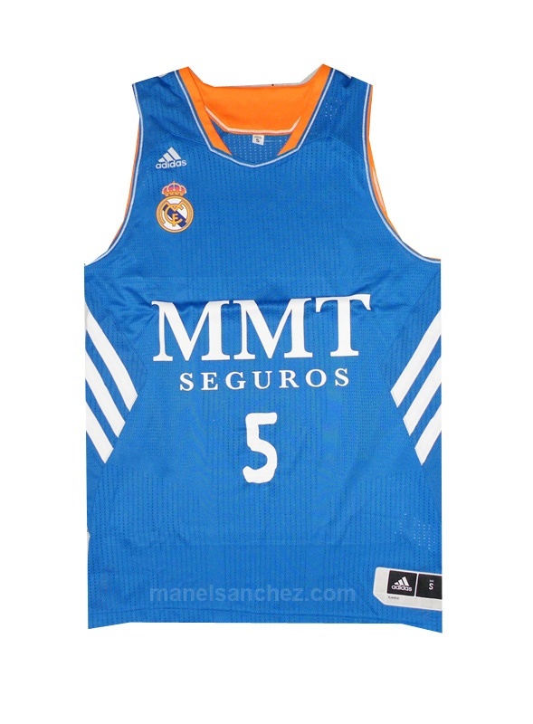 Camiseta Rudy Real Madrid Basket 13/14 (azul/blanco)