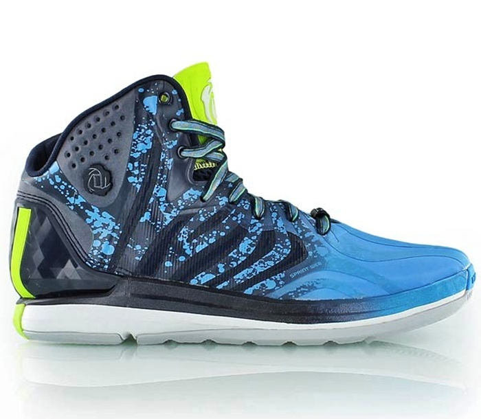 Adidas Derrick Rose 4.5 El Chacho azul verde lima negro