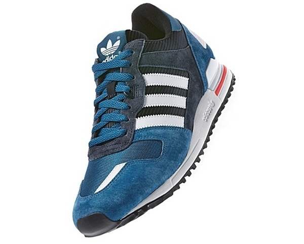 Fruta vegetales palo Vicio Adidas Originals ZX 700 (Azul/Negro/Blanco)