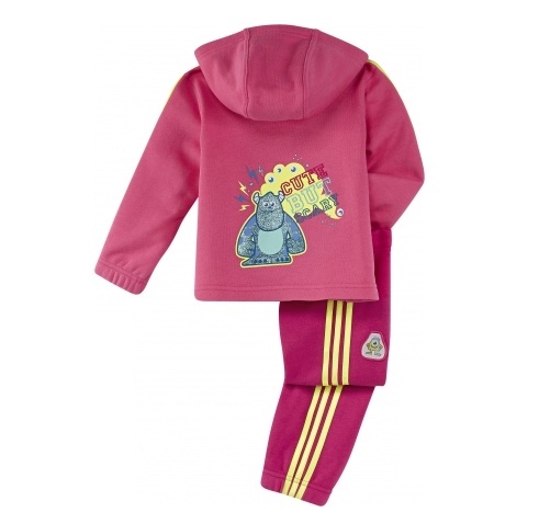 Adidas Chándal Disney Monsters University (Rosa/Amarillo)