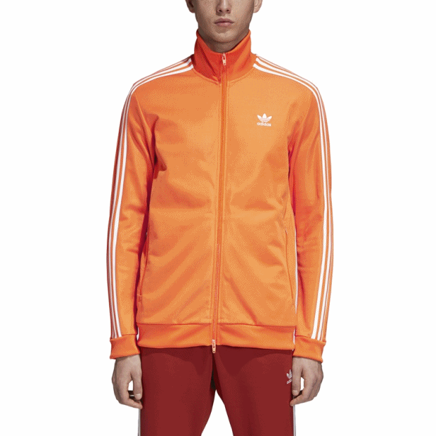 Adidas Orginals Franz Beckenbauer Track Top Bright Orange