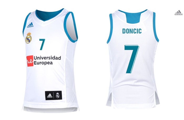 Camiseta Niñ@ Réplica Luka Doncic Madrid 2017/18 (1ª Equi