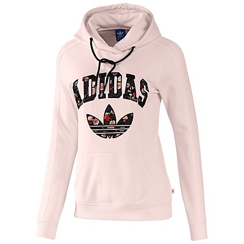 Adidas Sudadera Slim (rosa/negro)