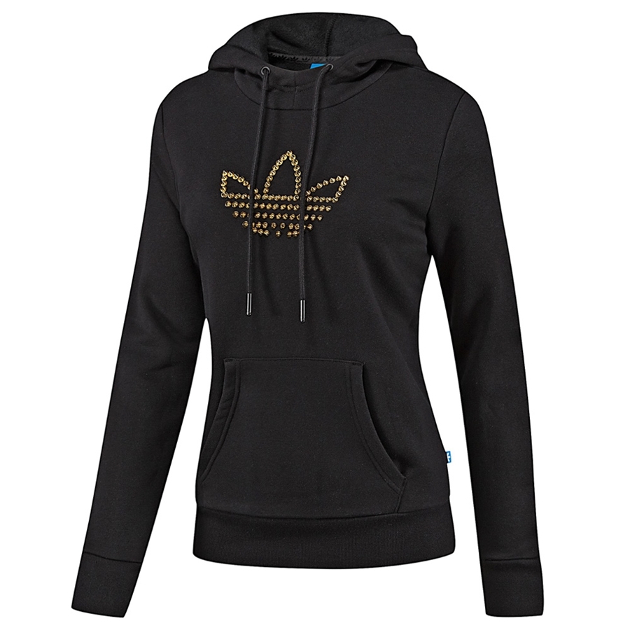 Tantos Integral muelle Adidas Original Sudadera Trefoil Mujer (negro/oro)