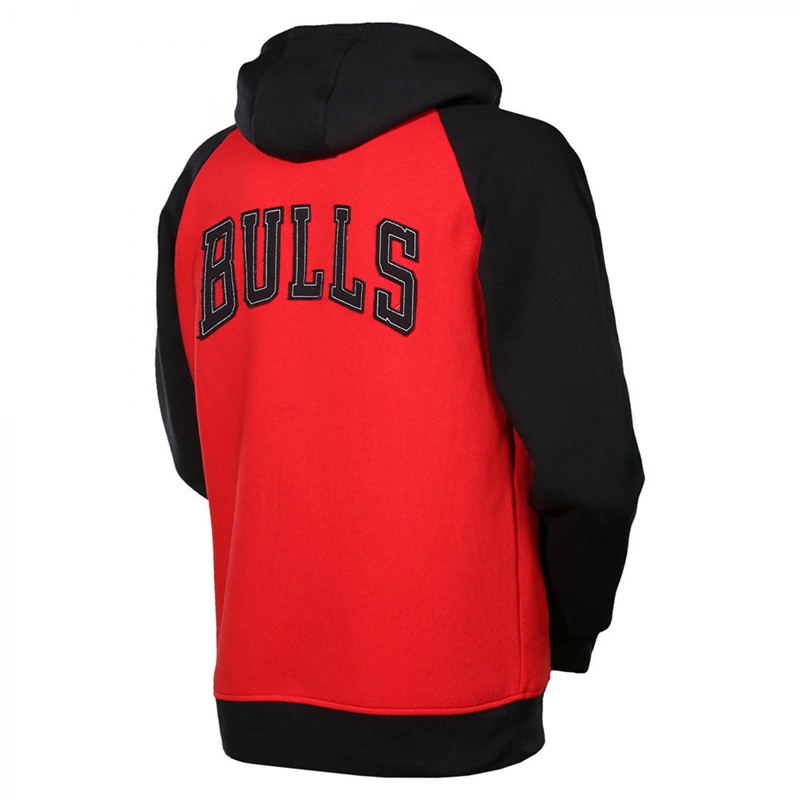 Adidas Sudadera Washed Chicago Bulls (rojo/negro)