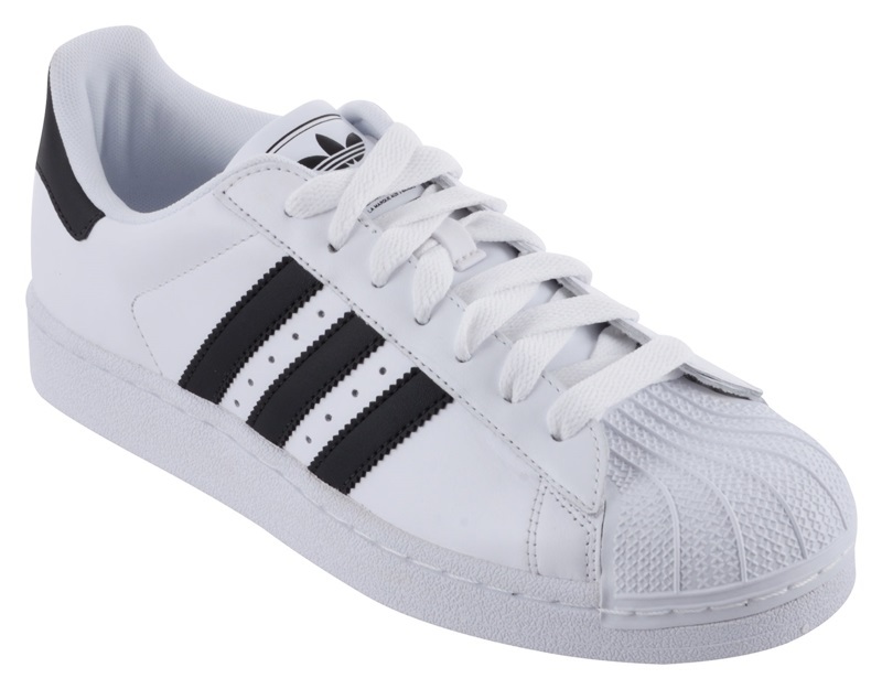Hacia atrás antiguo ratón Adidas Superstar II (blanco/negro) - manelsanchez.com