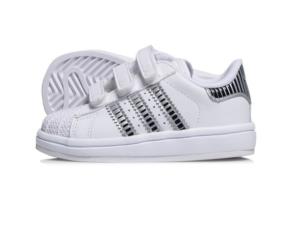 Adidas Superstar Inf Bling (blanco/plata)