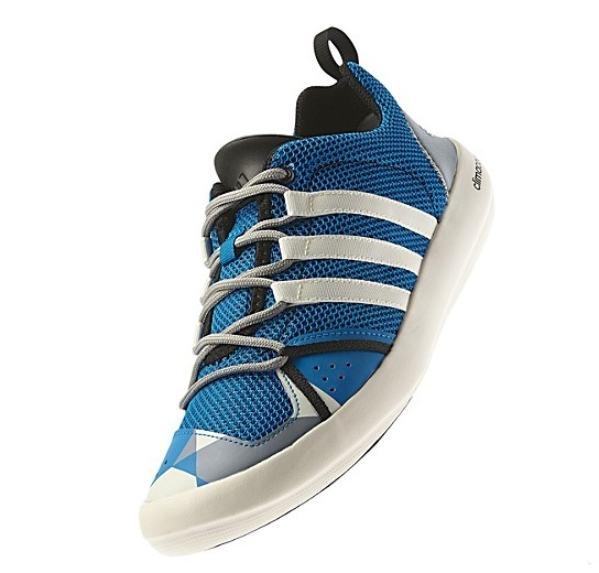 cepillo Oh querido estera Adidas Boat ClimaCool Lace (azul/blanco/gris)