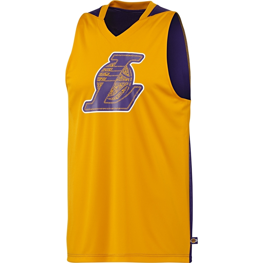Adidas Camiseta Entreno Lakers Summer Run (amarillo/purple)