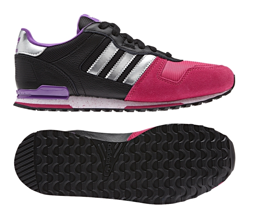 Aire acondicionado sucesor horario Adidas ZX 700 Style Kids (negro/rosa/purpura)