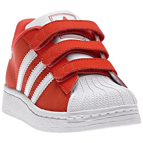 caricia Espera un minuto Parche Adidas Superstar 2 CF C (28-35)(naranja coral/blanco)