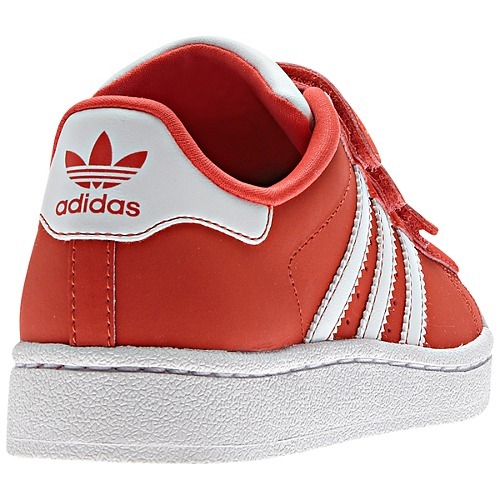 Adidas Superstar CF C coral/blanco)