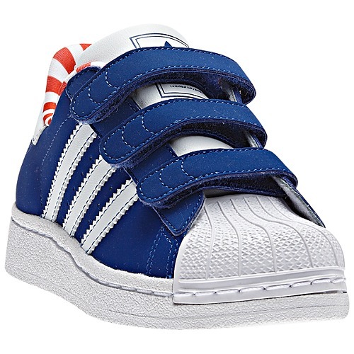 Desesperado administrar la seguridad Adidas Superstar 2 CF infantil (19-27)(azul/blanco)