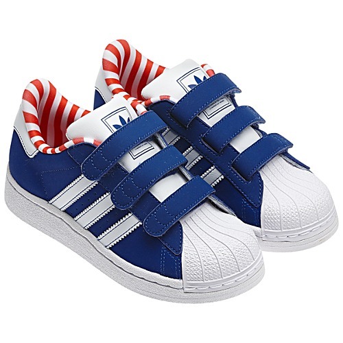 cortina fragancia Capataz Adidas Superstar 2 CF C (28-35)(azul/blanco)