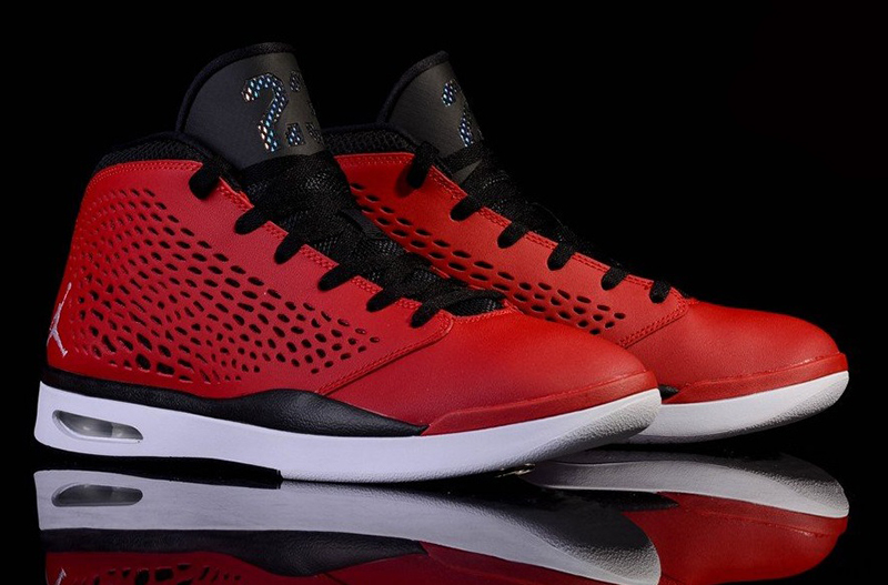 jordan flight red white black
