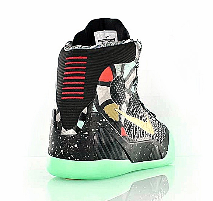 Kobe 9 Elite GS Maestro Nin s 002 negro verde dorado