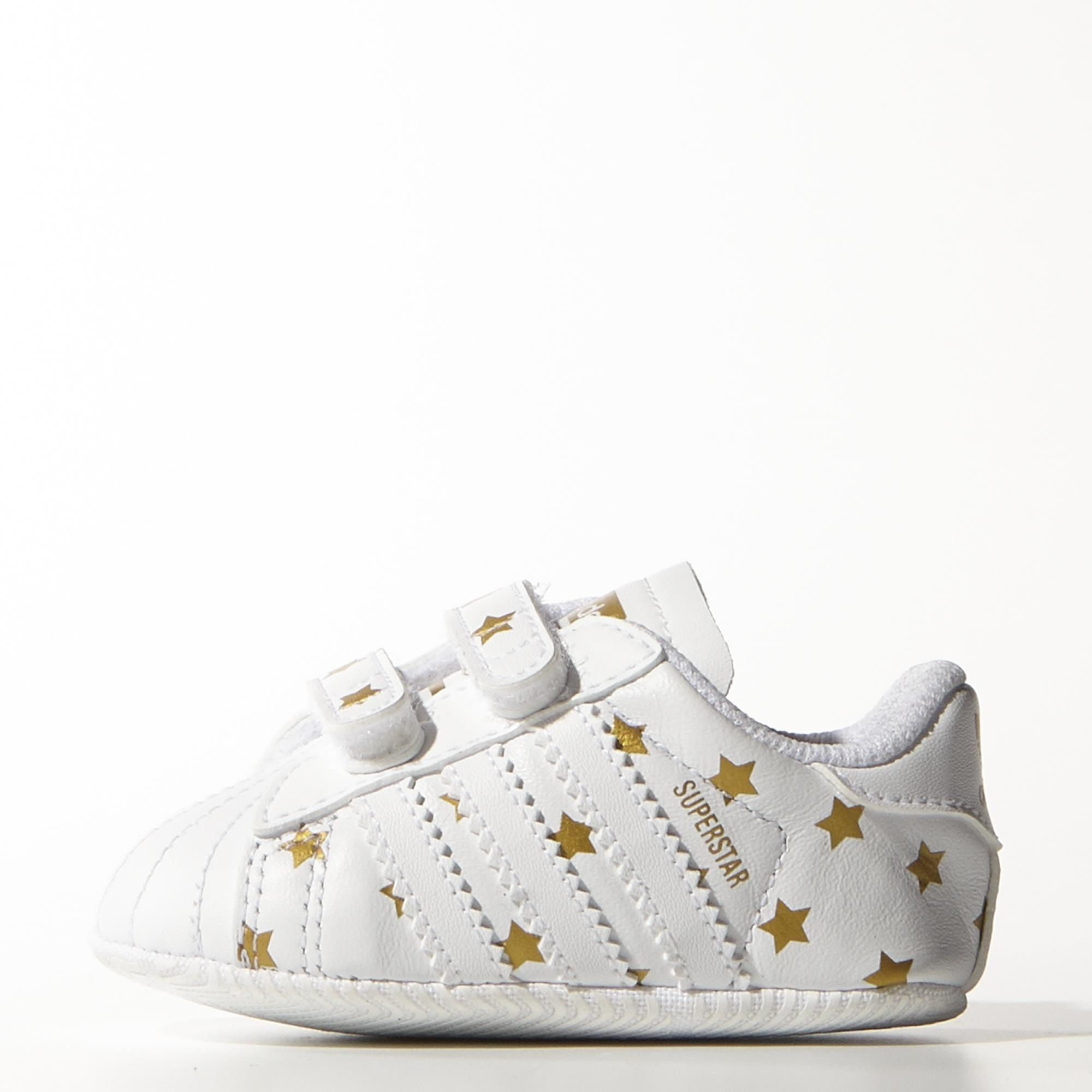 Fraseología congelador Romance Adidas Originals Zapatillas Bebé Superstar Crib (blanco/oro)