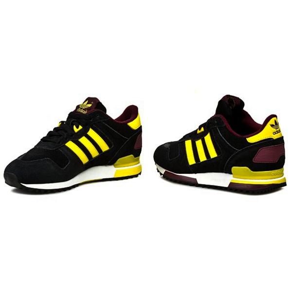 adidas negro y amarillo