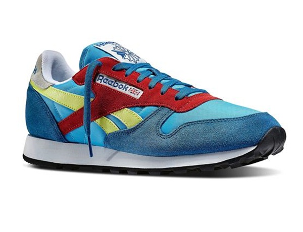 reebok classic blanco con azul