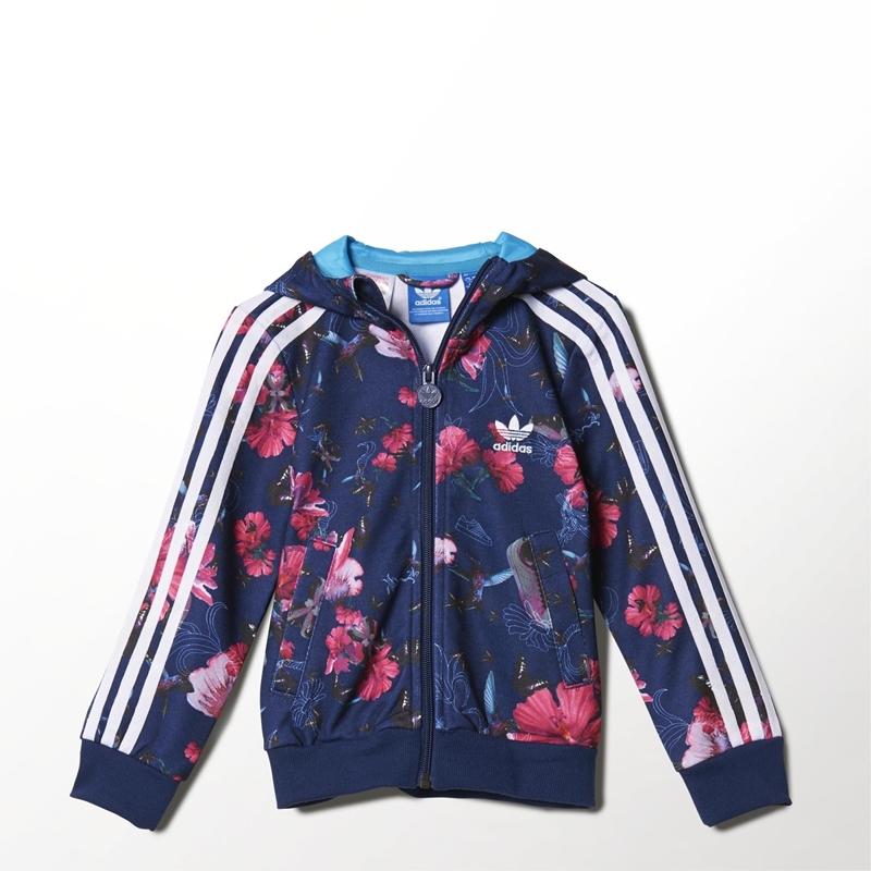 Induce Milky white physicist Adidas Originals Chaqueta Take-Down Track Flowers (multicolor)