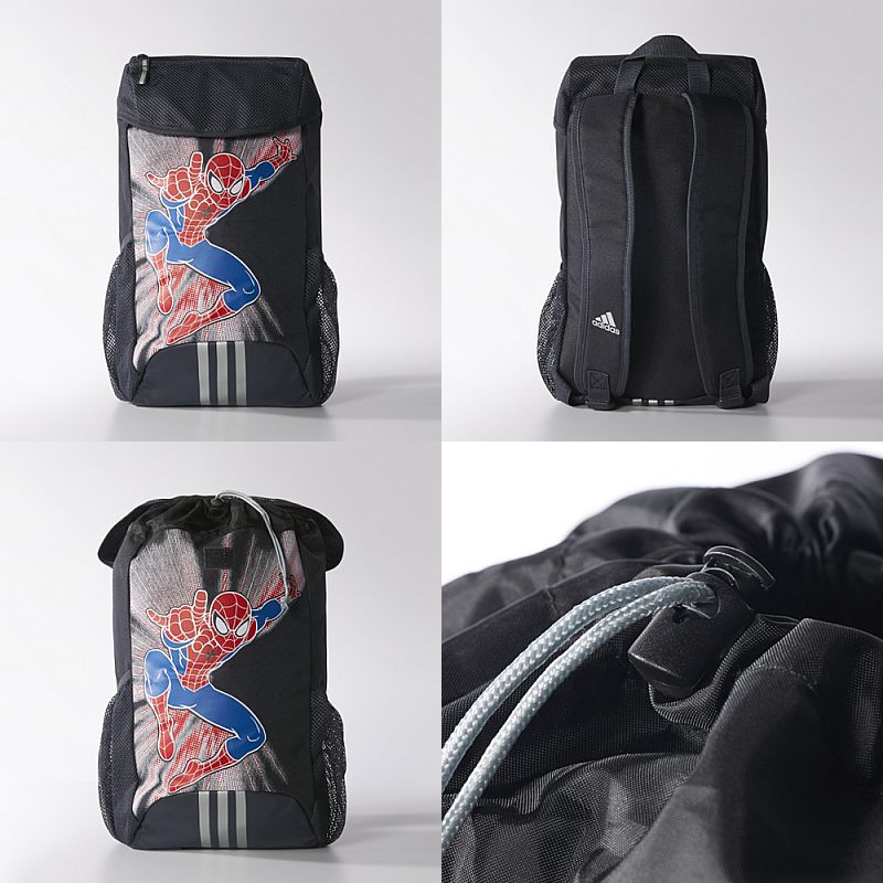 Judías verdes Pasteles paso Adidas Mochila Marvel LK Spiderman (gris fantasma/plata)