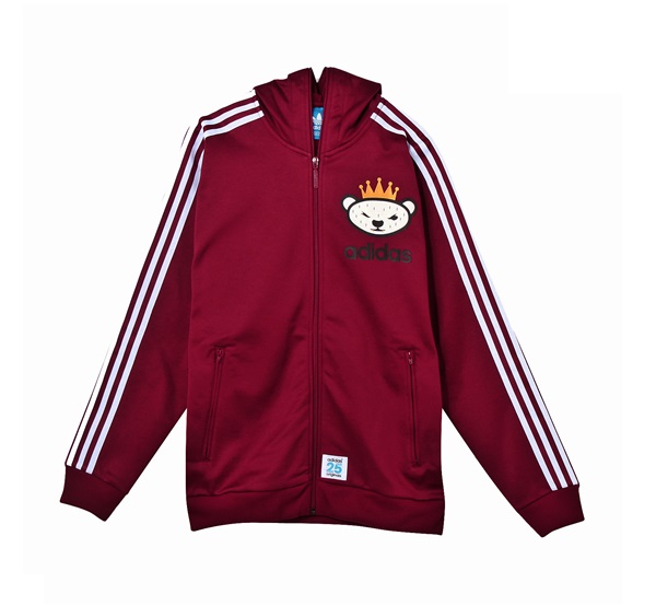 Adidas Originals Chaqueta THRU Flock (burdeos)