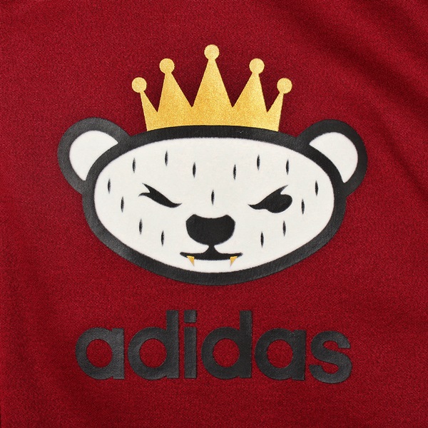 Adidas Originals Chaqueta 25 Nigo Zip THRU Flock burdeos