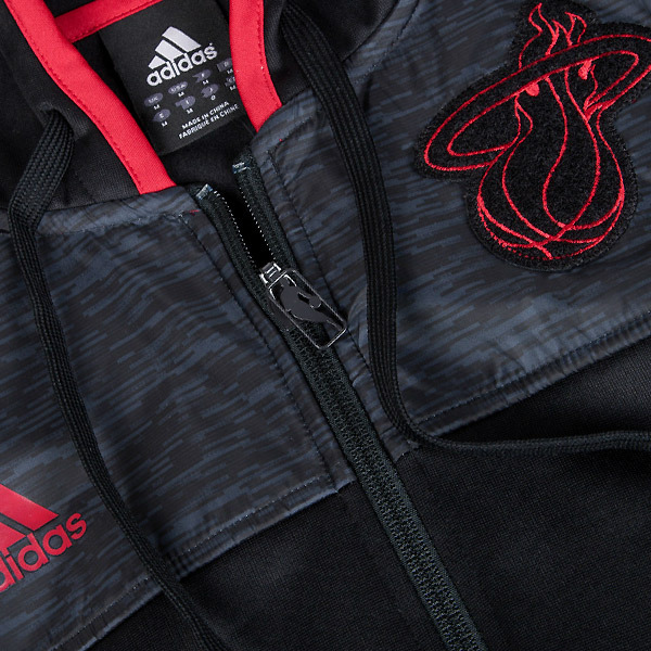 sagrado Por ley Magistrado Chaqueta Adidas Miami Heat (negro/burdeos)