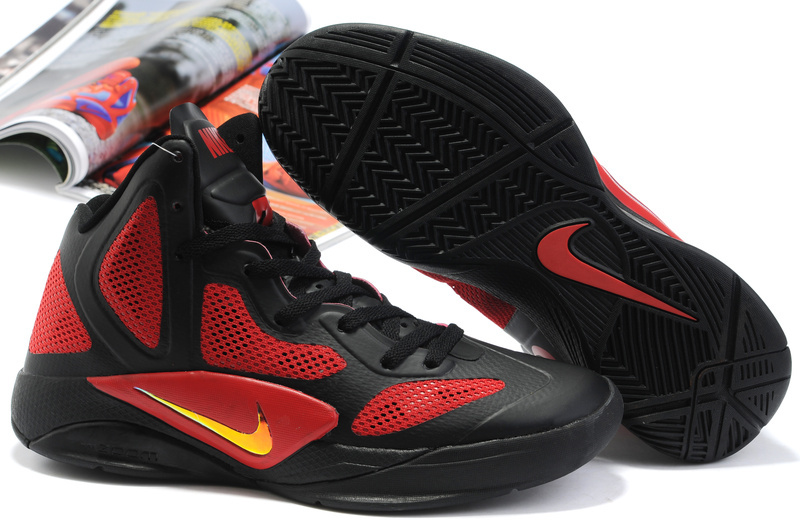 Misterio Oriental Enajenar Nike Zoom Hyperfuse 2011 (001/negro/rojo) - manelsanchez.com