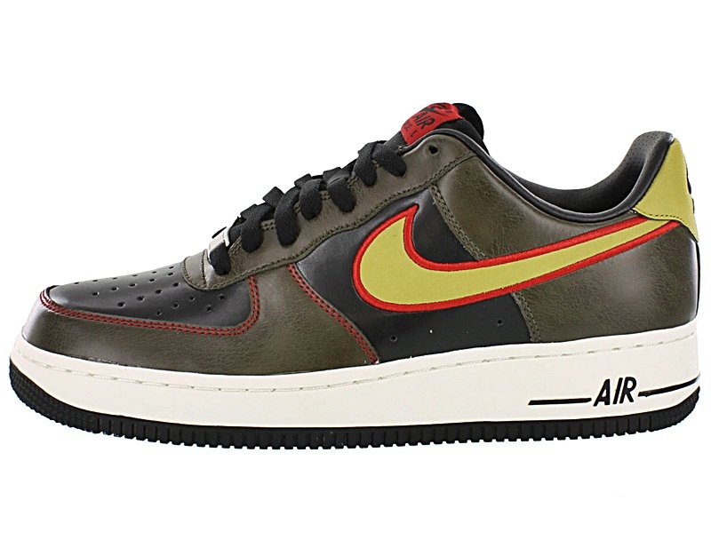 air force amarillos con negro