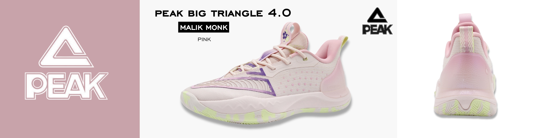 Peak Big Triangle 4.0 x Malik Monk "Pink"