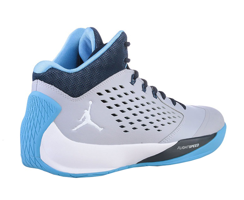 jordan gris con azul