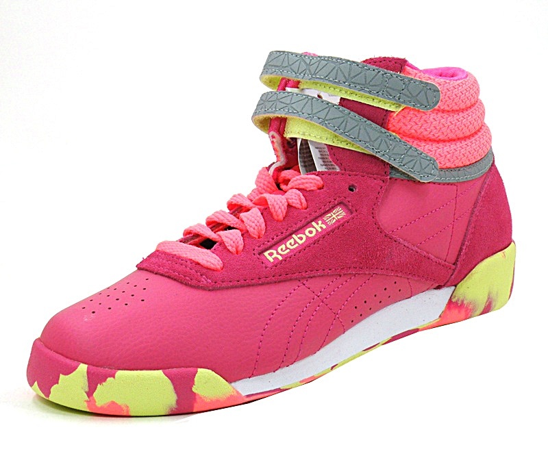 reebok freestyle hi rosa