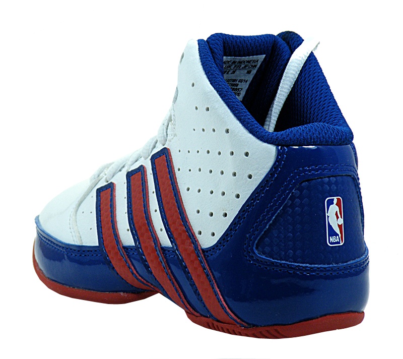 cero oasis Afilar Adidas Rise Up 2 NBA K Niñ@ (35.5-40)(blanco/azul/rojo)