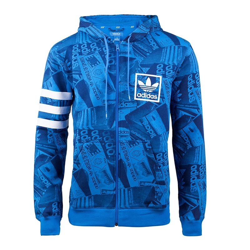 estar Desanimarse Individualidad Adidas Original Sudadera 3 Foil Street FZ (azul royal/negro)