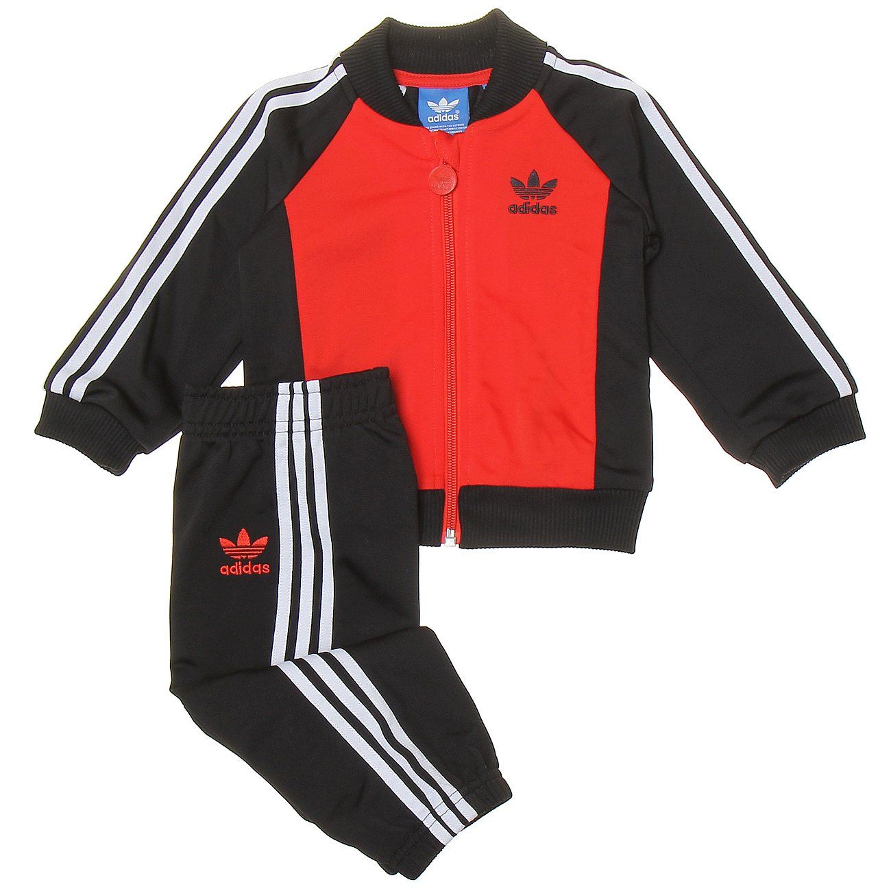 otoño negativo Posicionar Adidas Originals Chándal Infantil Superstar (rojo/negro/blanco)