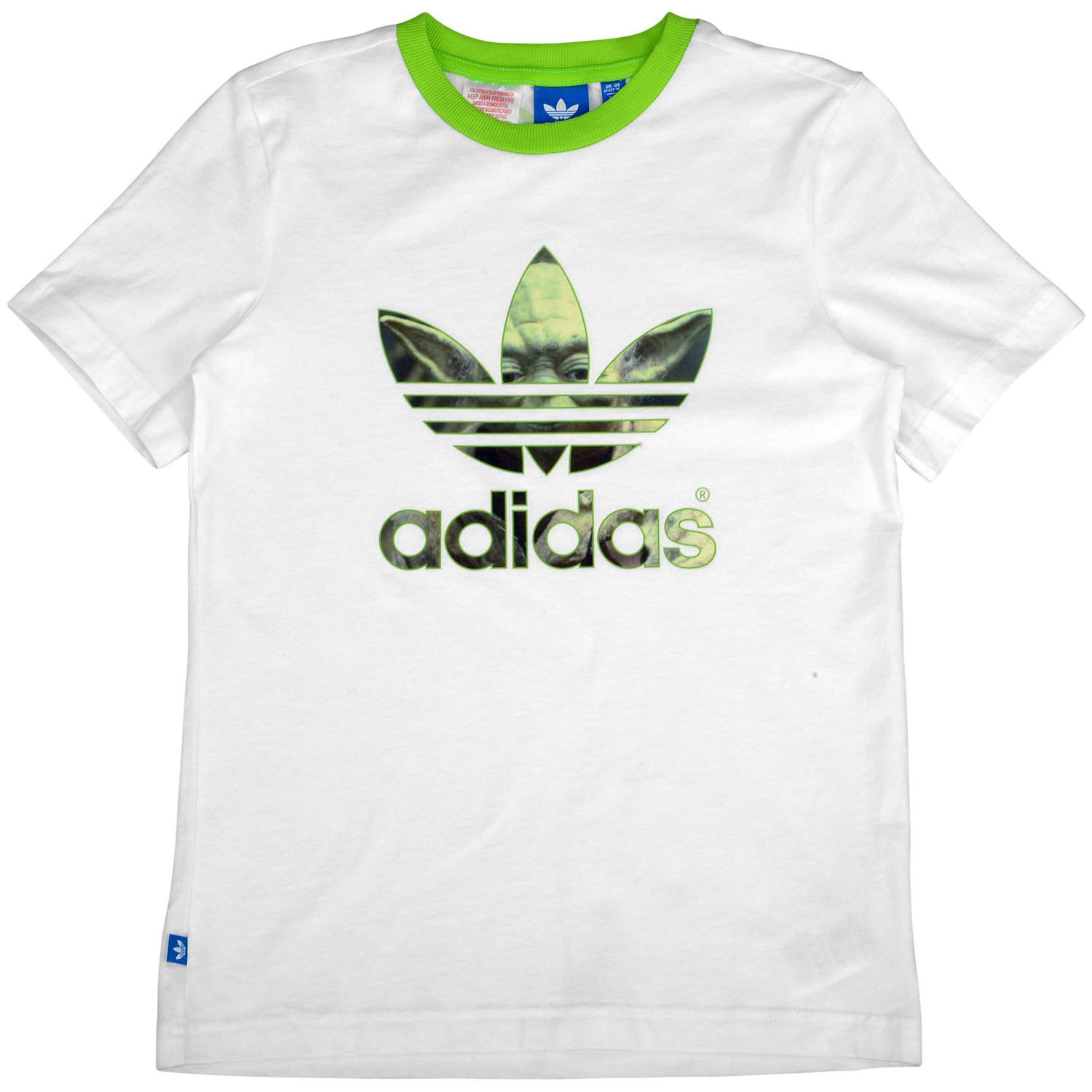 Adidas Camiseta Niño Star Wars Yoda (blanco/verde)