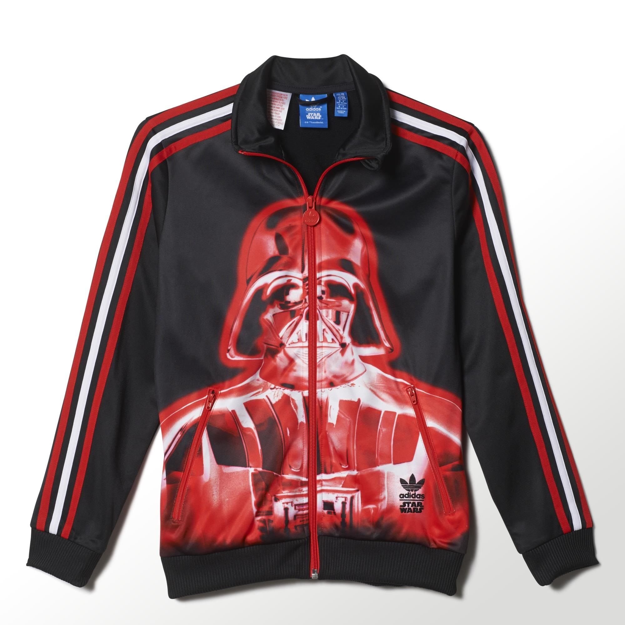 La playa parrilla Conmemorativo Adidas Originals Chaqueta Niño FB Star Wars Darth Vader (negro/r