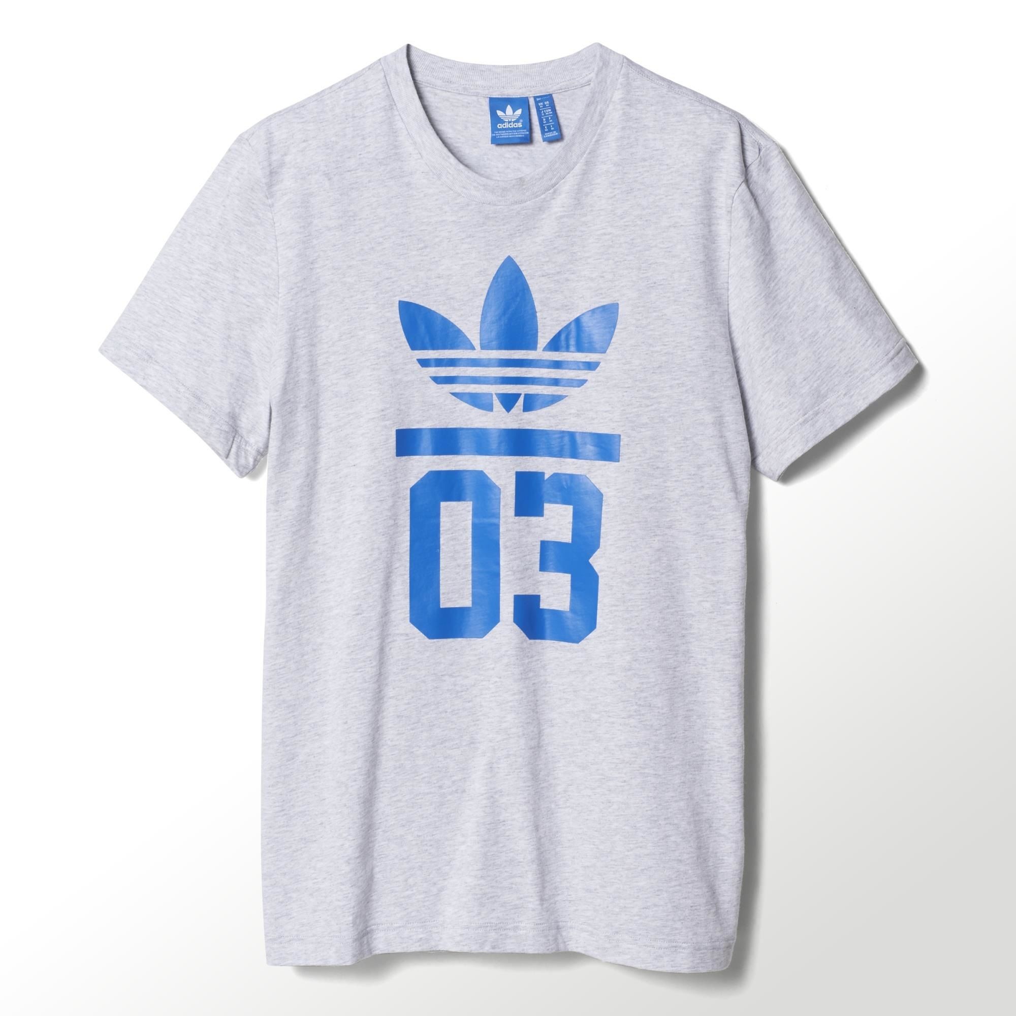 Adidas Originals Camiseta 3Foil gris azul