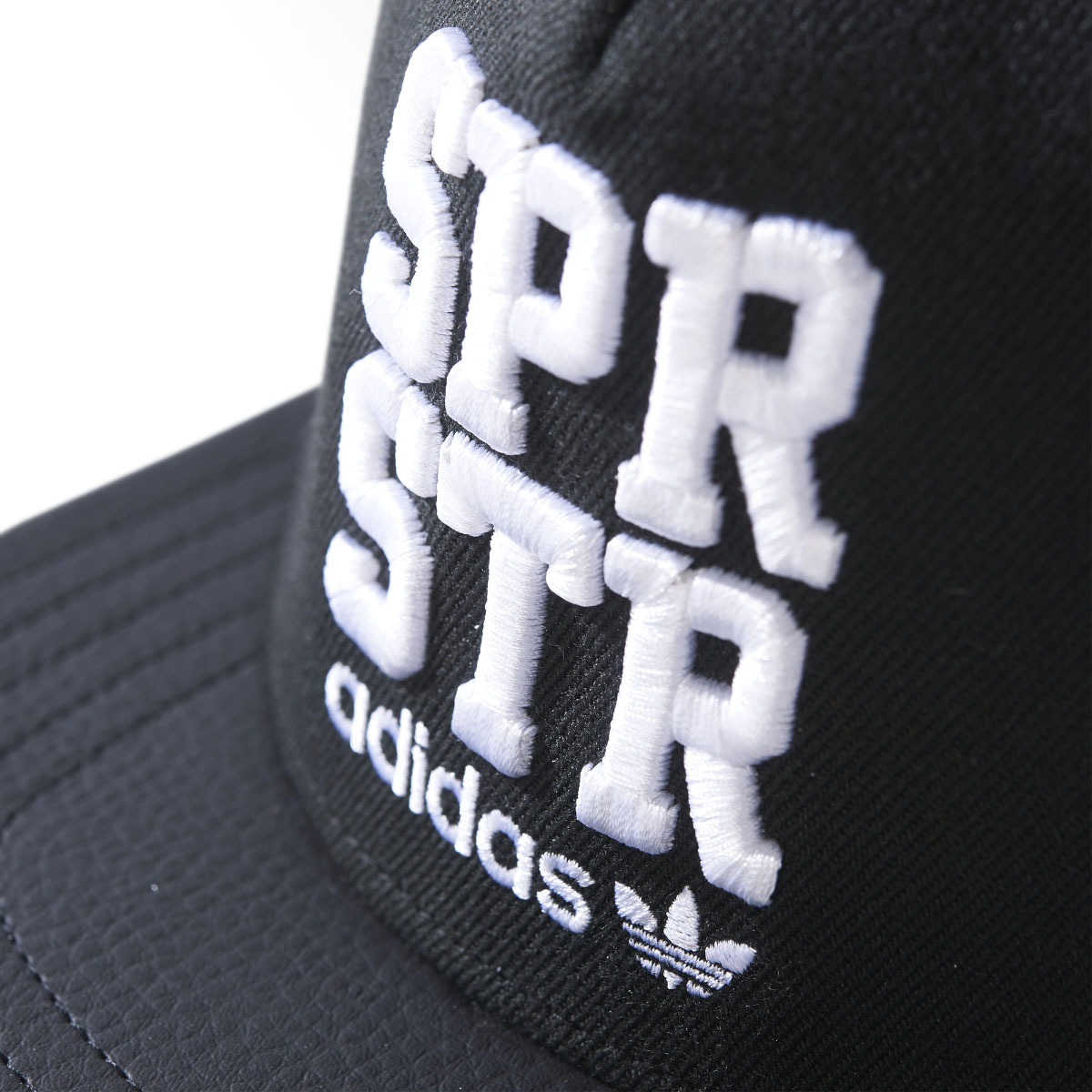 Confusión Zanahoria Hora Adidas Originals Gorra Superstar Snap-Back (negro/blanco)
