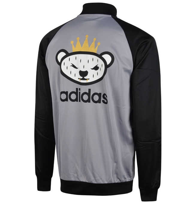 El cielo equivocado entregar Adidas Originals Chaqueta Superstar 25 Bear TT By Nigo (gris/neg