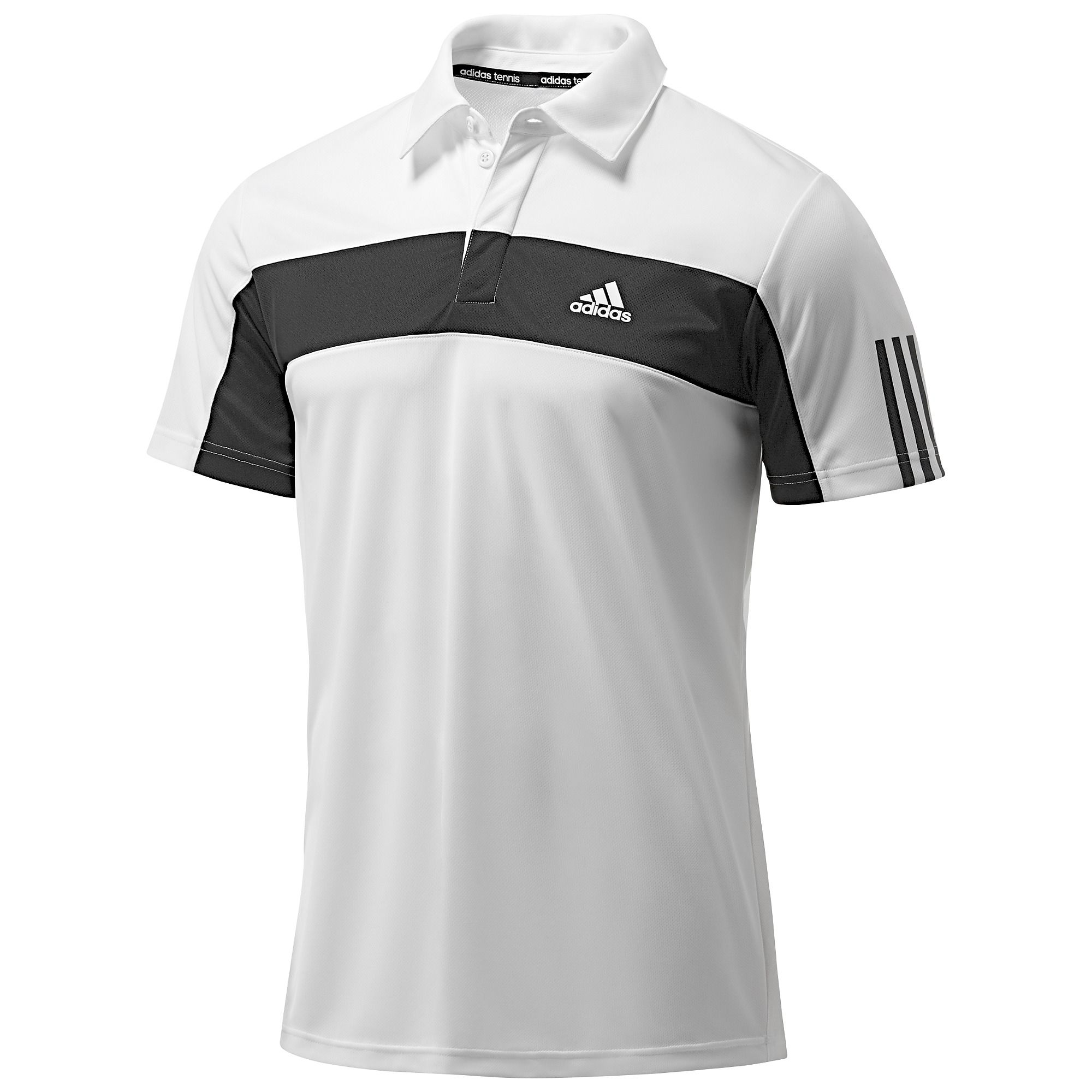 Tacón Escarchado Mojado Adidas Polo Hombre Padel Galaxy (blanco/negro)